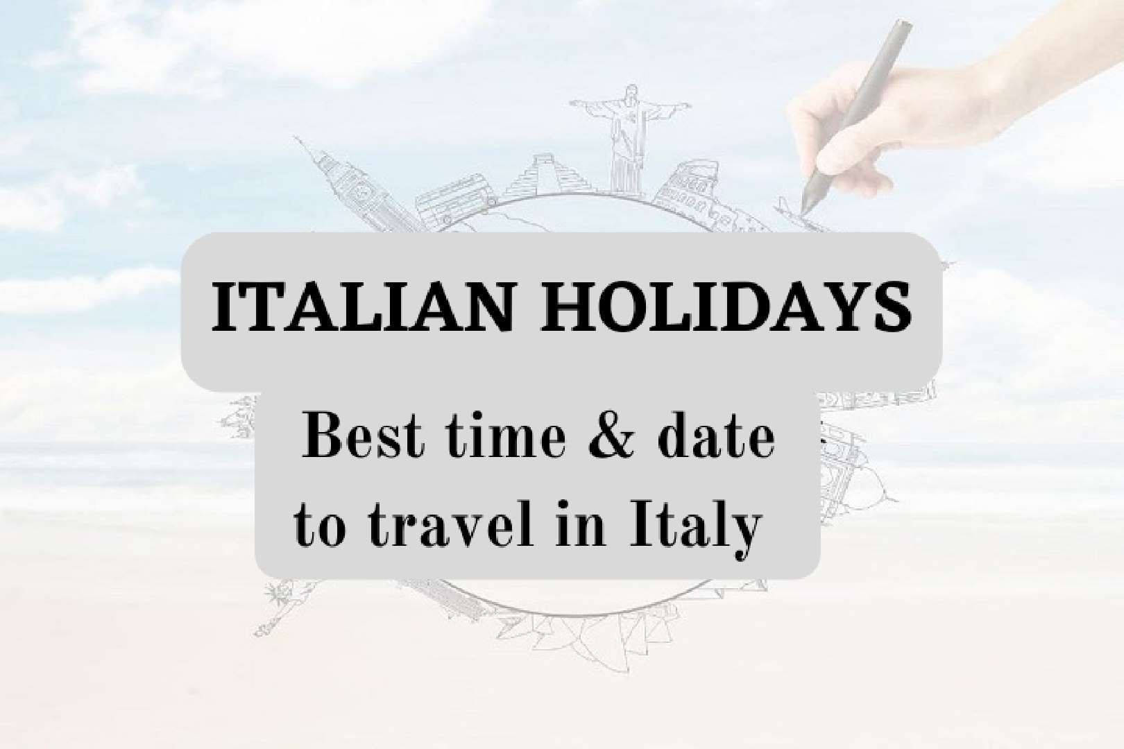 Italian holidays calendar the best vacations offers